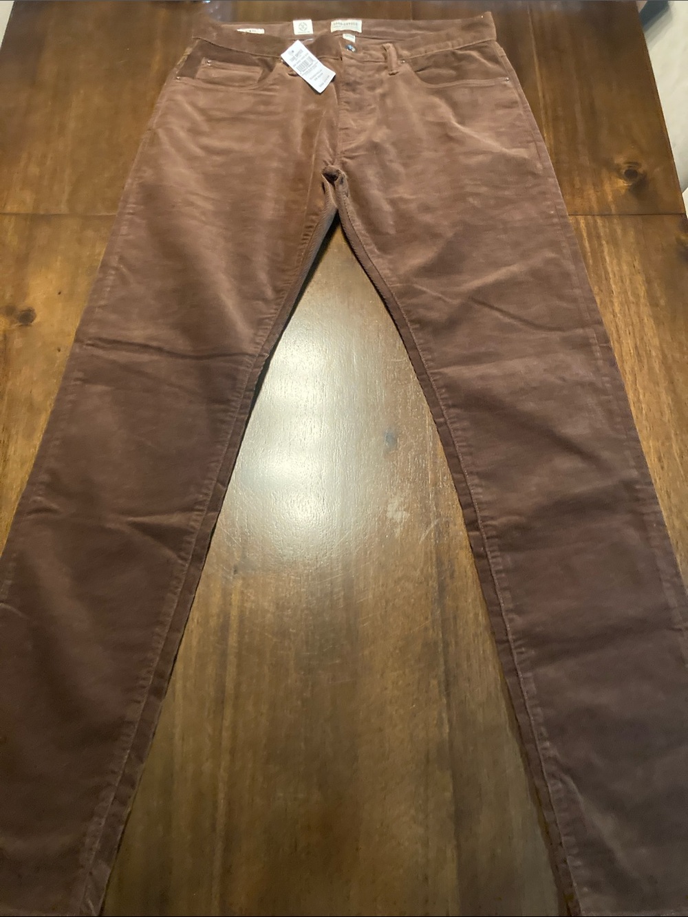 Todd Snyder Men's Brown Slim Fit 5 pocket corduroy pants